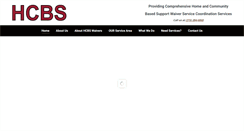 Desktop Screenshot of hcbsservice.com